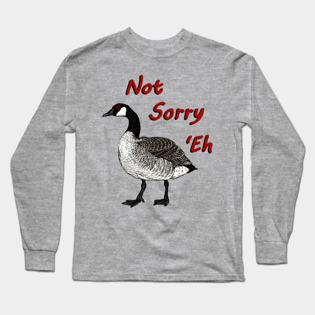 Canadian Goose Long Sleeve T-Shirt by Vivid Chaos